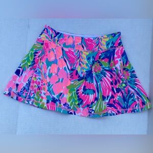 Lilly Pulitzer Neon Floral Circle Skater Skirt short🌸 - Pink, Blue, Green💝✨🩵